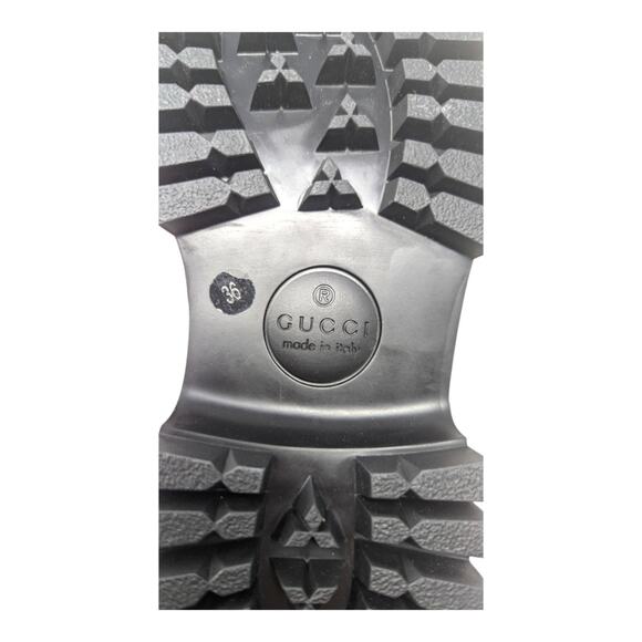 Gucci GG Supreme Bee Monogram Cordovan Lux Lug Sole Horsebit Loafer Rainbow 36 - Picture 10 of 13